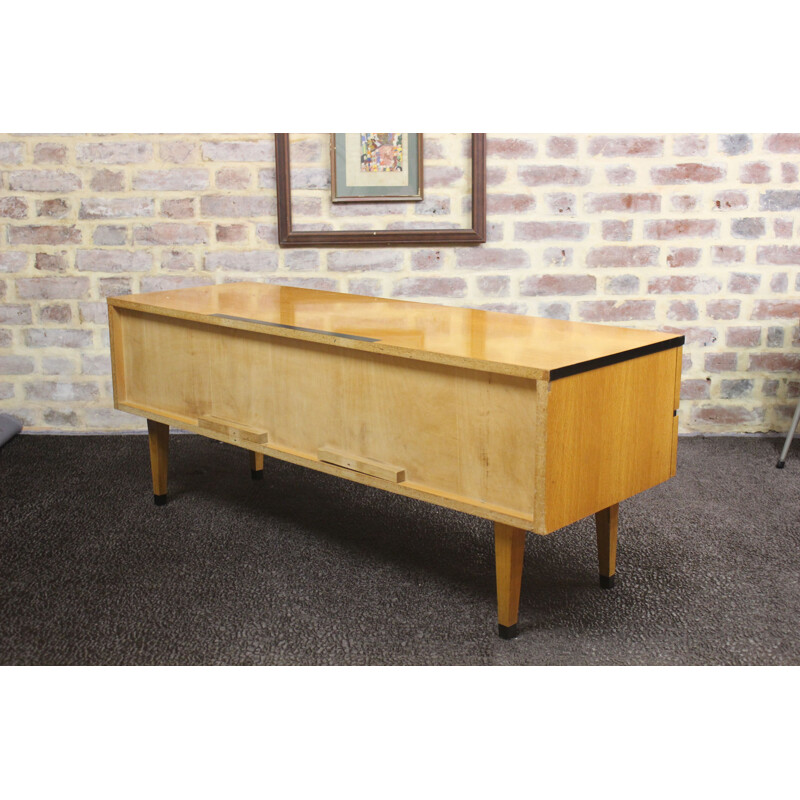 Vintage sideboard in varnished wood, 1950s