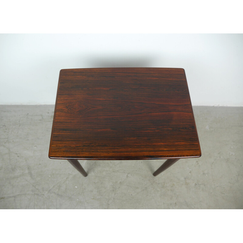 Vintage nesting tables in rosewood, Denmark 1960