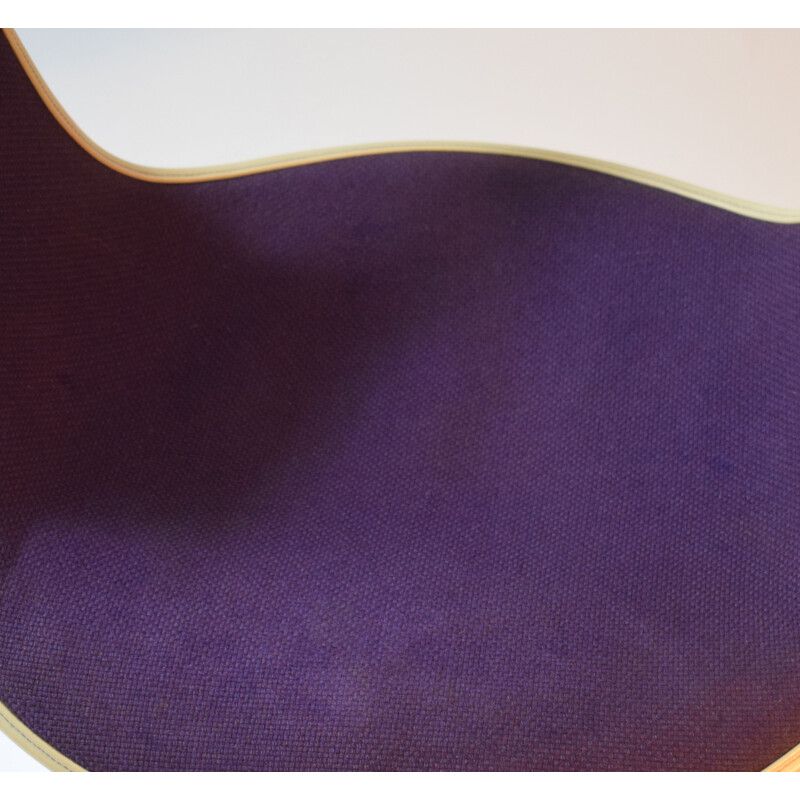 Fauteuil vintage violet "Daf" par George Nelson pour Herman Miller, 1960