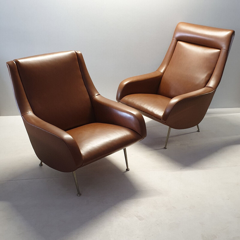 Set of 2 vintage armchairs by Bengt Ruda for Artifort, 1960s