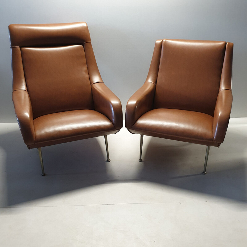 Set of 2 vintage armchairs by Bengt Ruda for Artifort, 1960s