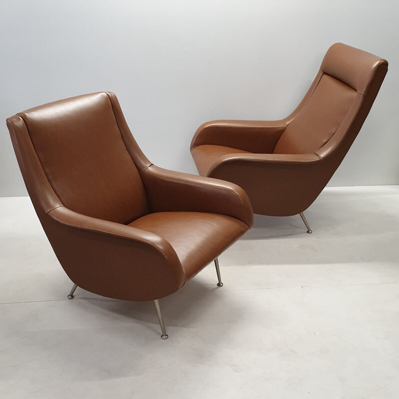 Set of 2 vintage armchairs by Bengt Ruda for Artifort, 1960s