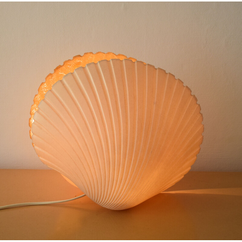 Lampe vintage "Coquille" pour Atelier A, 1970