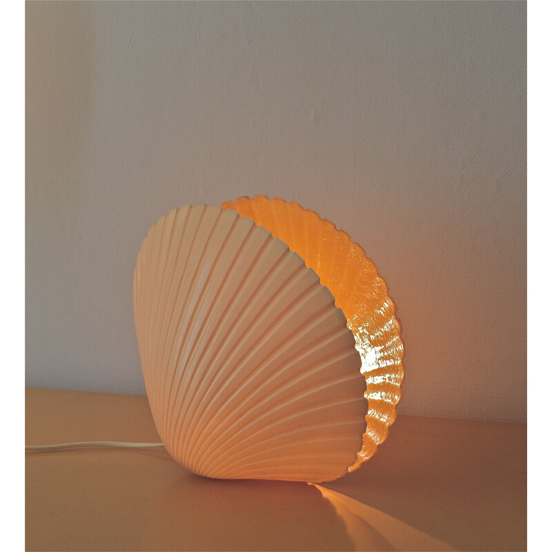 Lampe vintage "Coquille" pour Atelier A, 1970