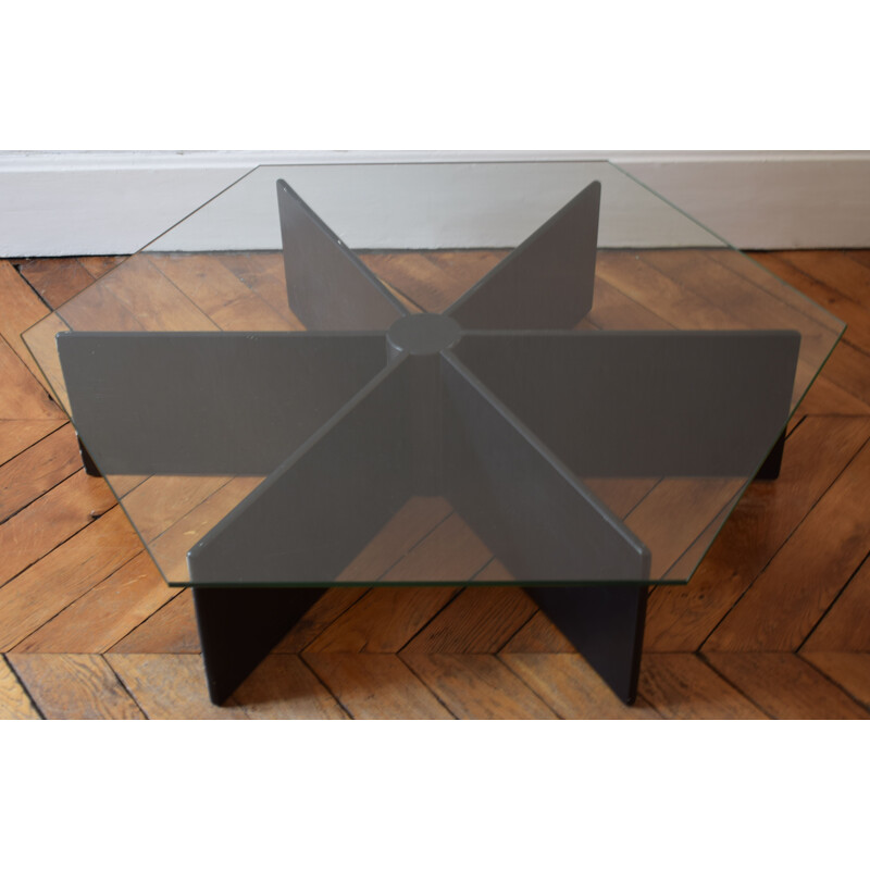 Vintage coffee table T878 by Pierre Paulin for Artifort, 1966