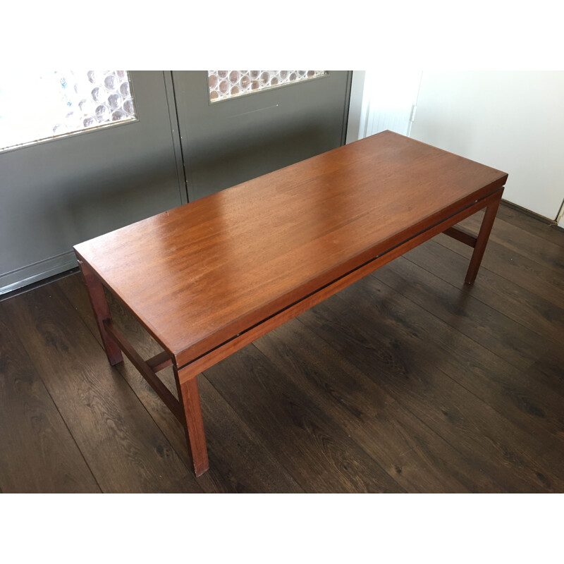 Scandinavische teakhouten salontafel, 1960