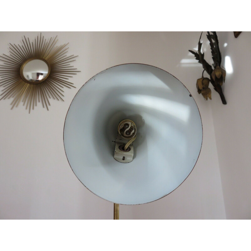 Vintage brass lamp for Luminalite 1960s