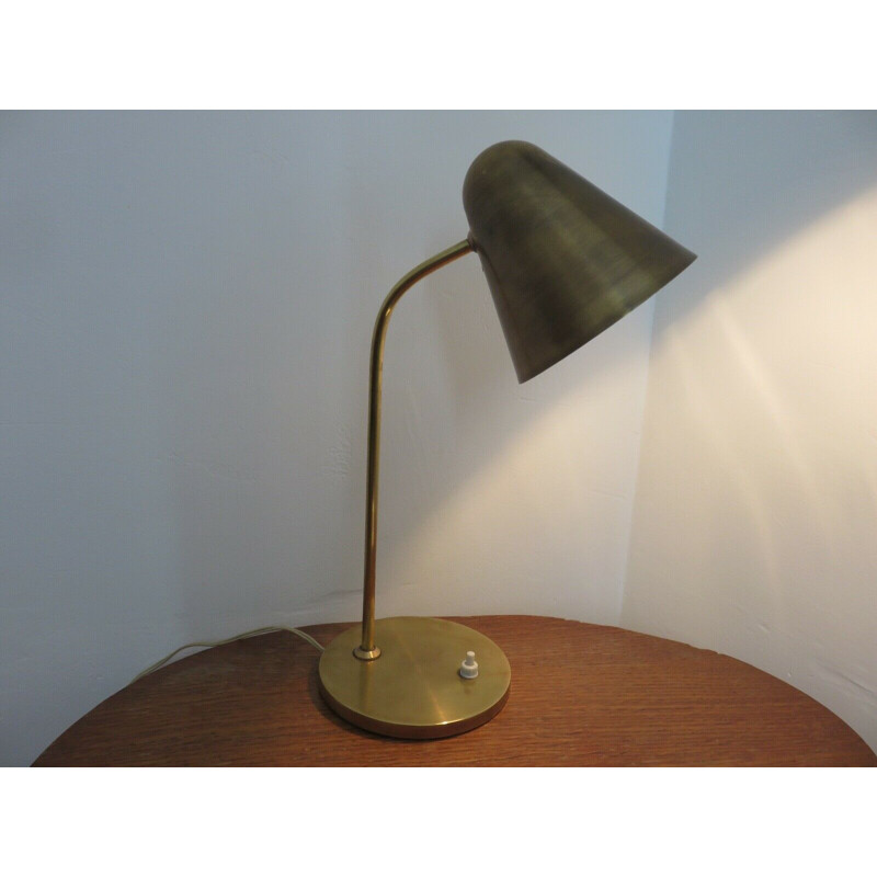 Vintage brass lamp for Luminalite 1960s