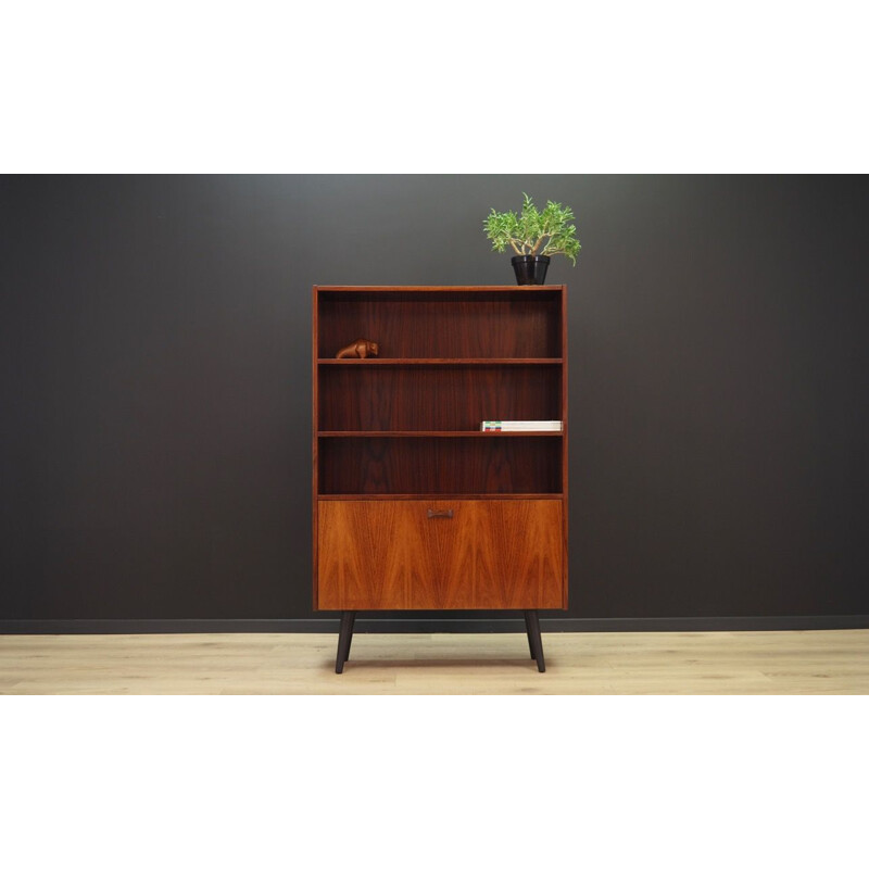 Vintage bookcase in rosewood, 1960s 1970s