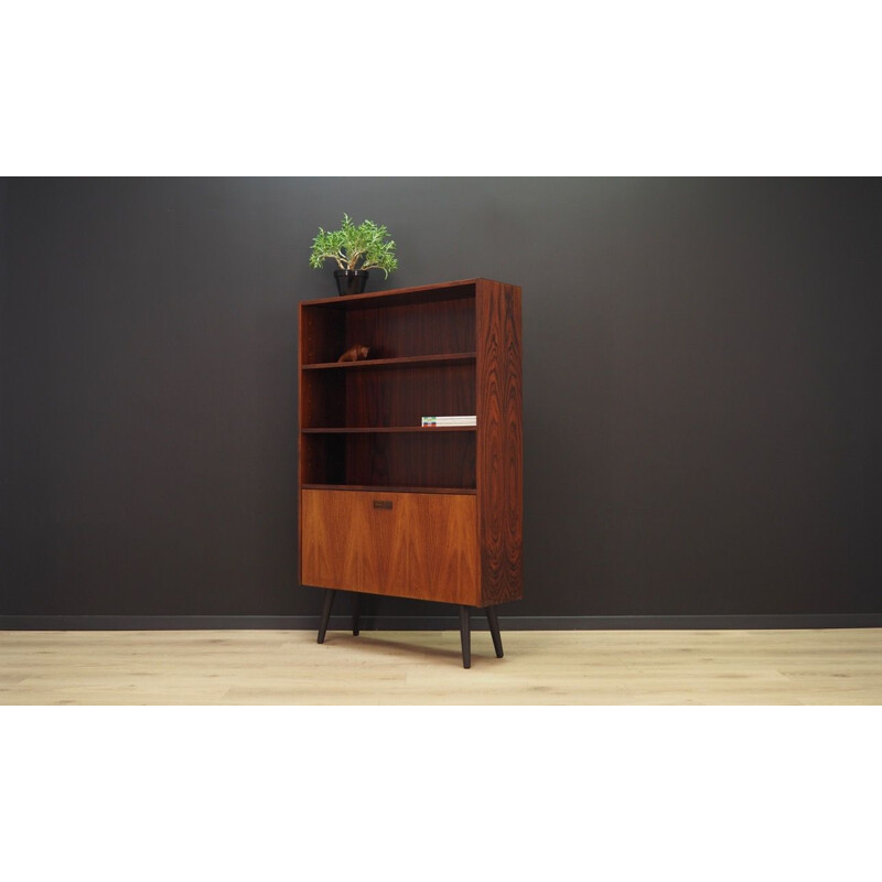 Vintage bookcase in rosewood, 1960s 1970s