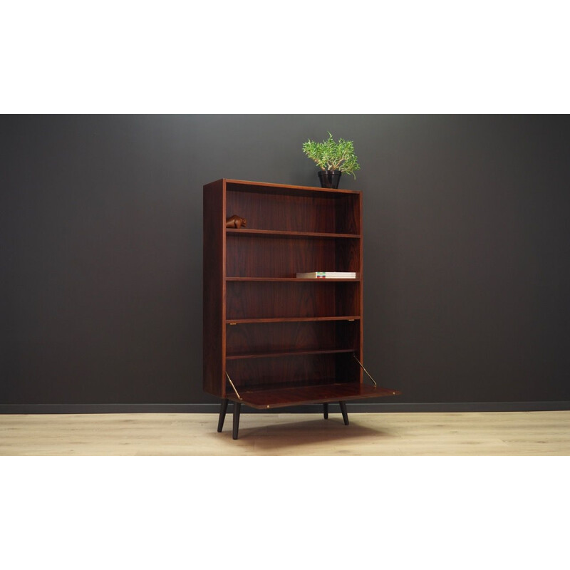 Vintage bookcase in rosewood, 1960s 1970s