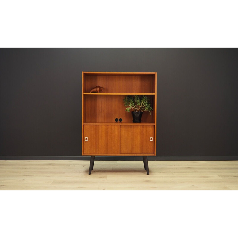 vintage bookcase in teak 1960 1970