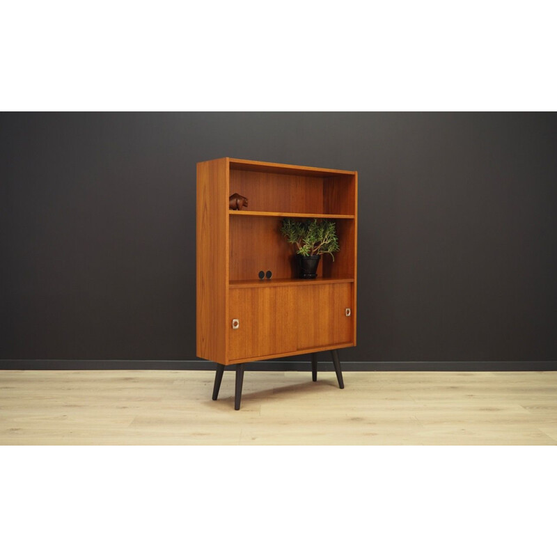 vintage bookcase in teak 1960 1970