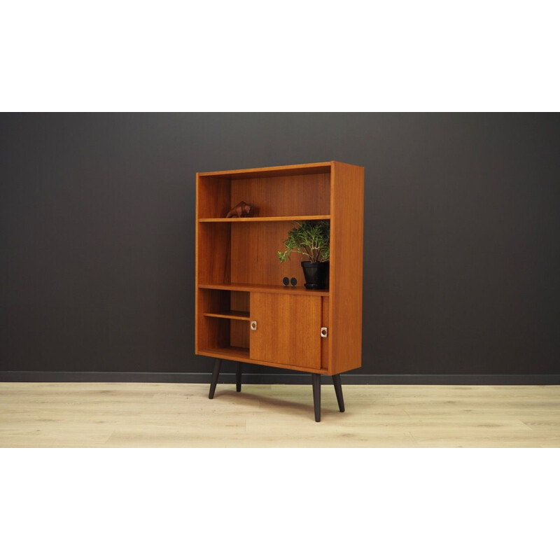 vintage bookcase in teak 1960 1970