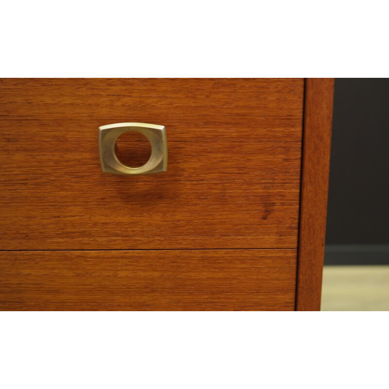 Vintage Danish chest of drawers in teak, 1960s 1970s