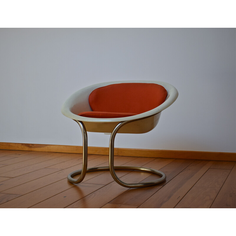 Fauteuil Mercurio vintage de Claude Courtecuisse pour Steiner, 1969