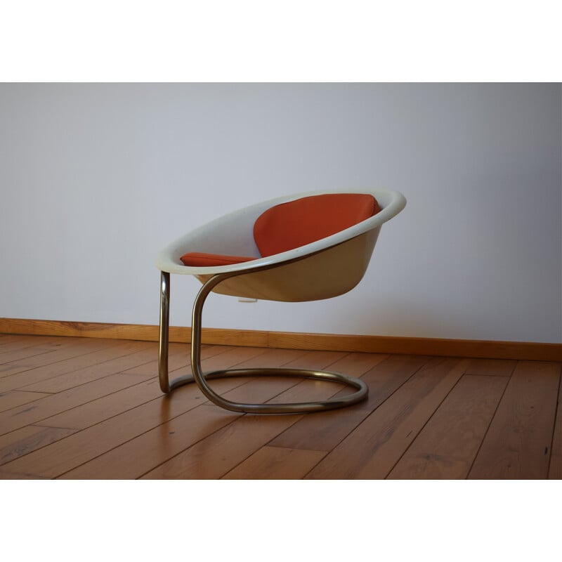 Fauteuil Mercurio vintage de Claude Courtecuisse pour Steiner, 1969