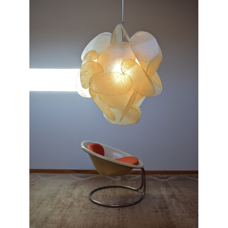 Vintage hanging lamp by Enrico Botta for Sundown 1960s