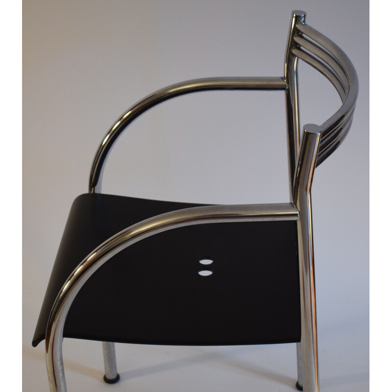 Chaise à repas vintage "Francesca Spanish II" de Philippe Starck pour Baleri, 1984