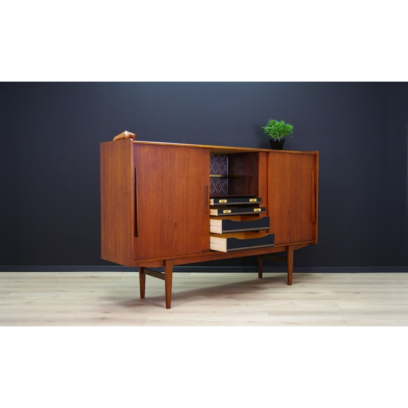 Buffet en teck vintage par Es Mobler, 1960-1970