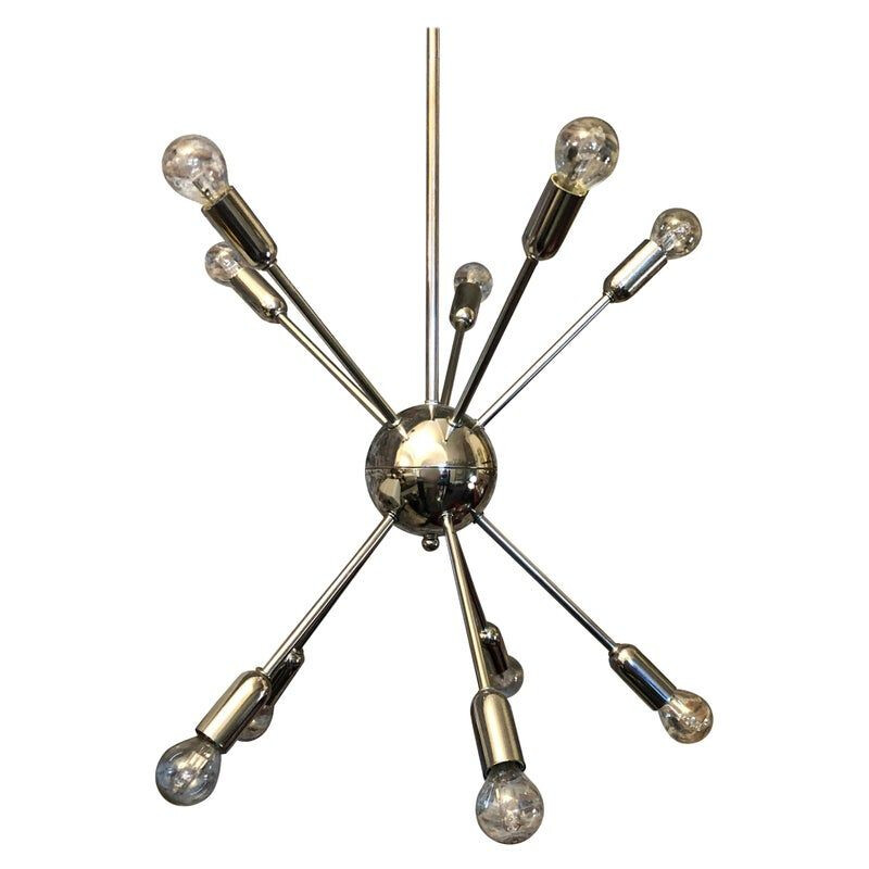 Vintage Sputnik chandelier, 1980s