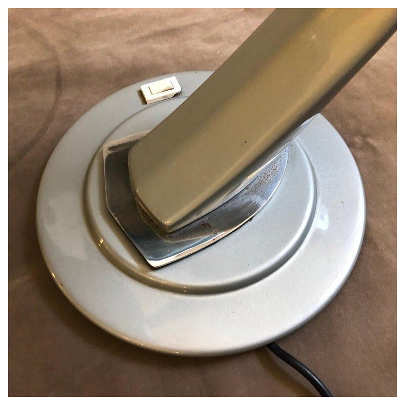 Vintage Spanish turnable table lamp Space Age Boomerang , 1970s