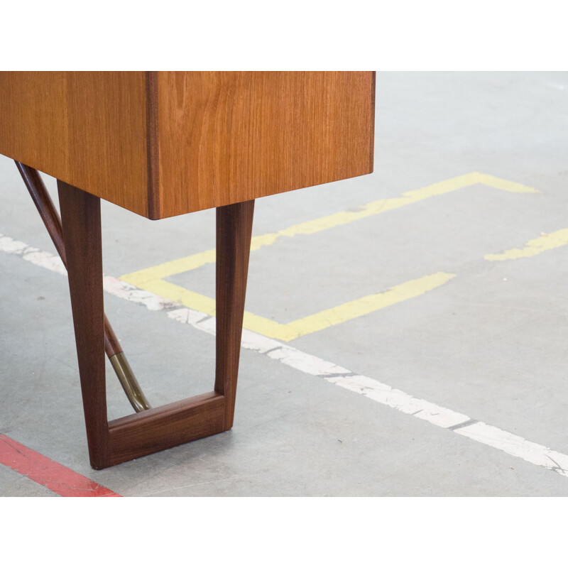 Vintage 'Boomerang' teak desk by Peter Løvig Nielsen