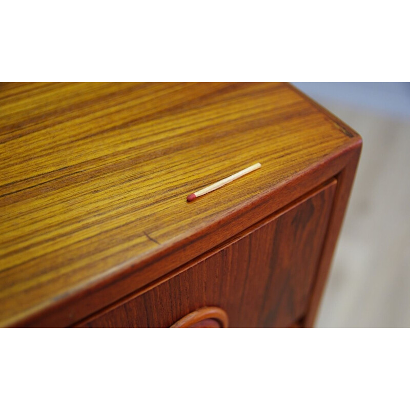 Vintage teak chest of drawers by Kai Kristiansen, 1960s-1970s