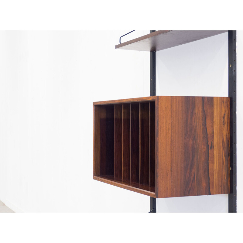 Vintage rosewood  wall unit by Poul Cadovius