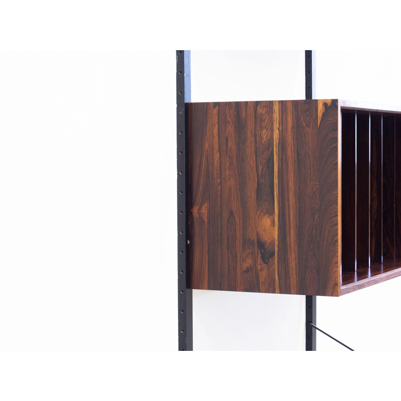 Vintage rosewood  wall unit by Poul Cadovius