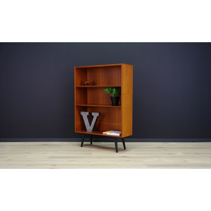 Vintage teak  bookcase by Erik Jensen, 1960s-1970s