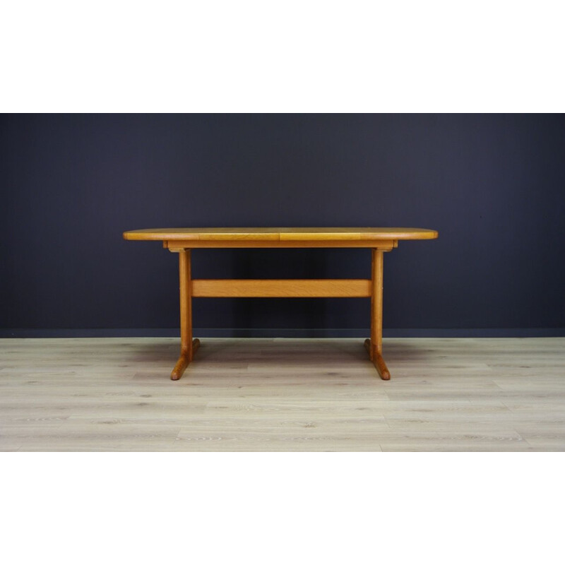 Vintage Scandinavian dining table in ash