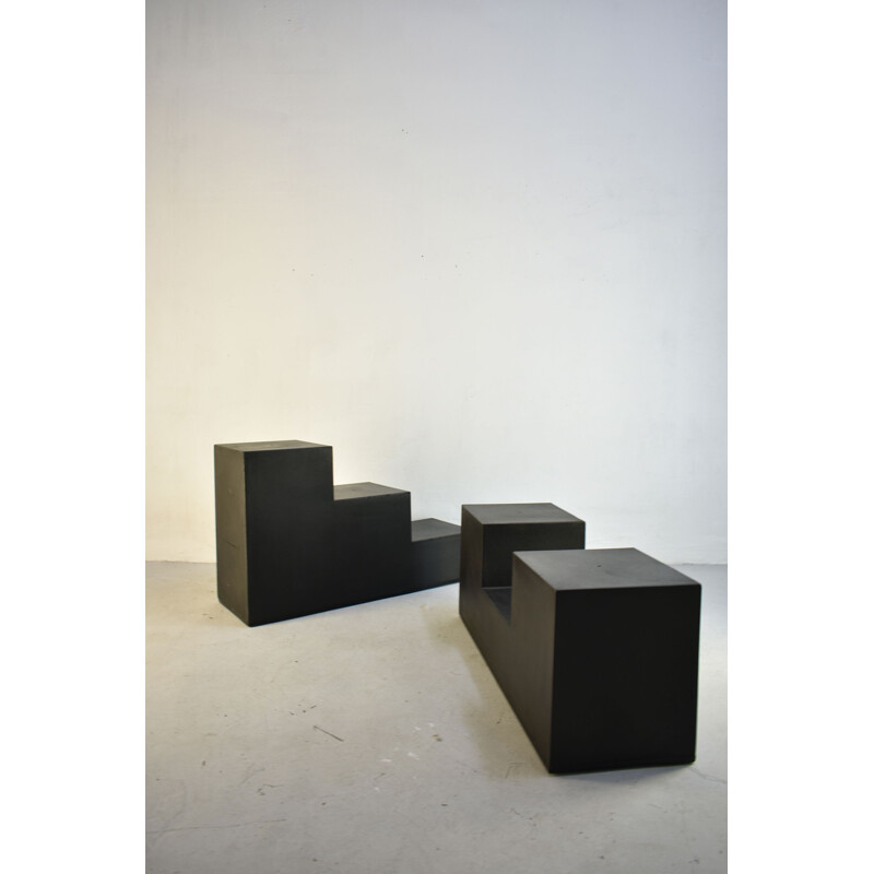 Gli Scacchi Side Tables by Mario Bellini, C&B Italia 1971