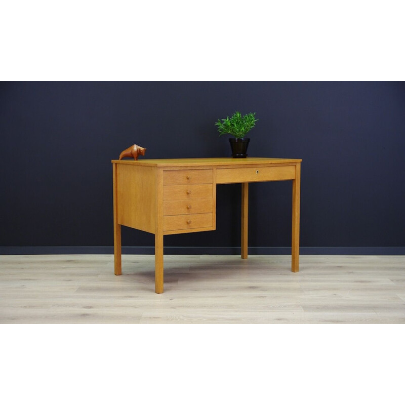 Bureau scandinave vintage en frêne