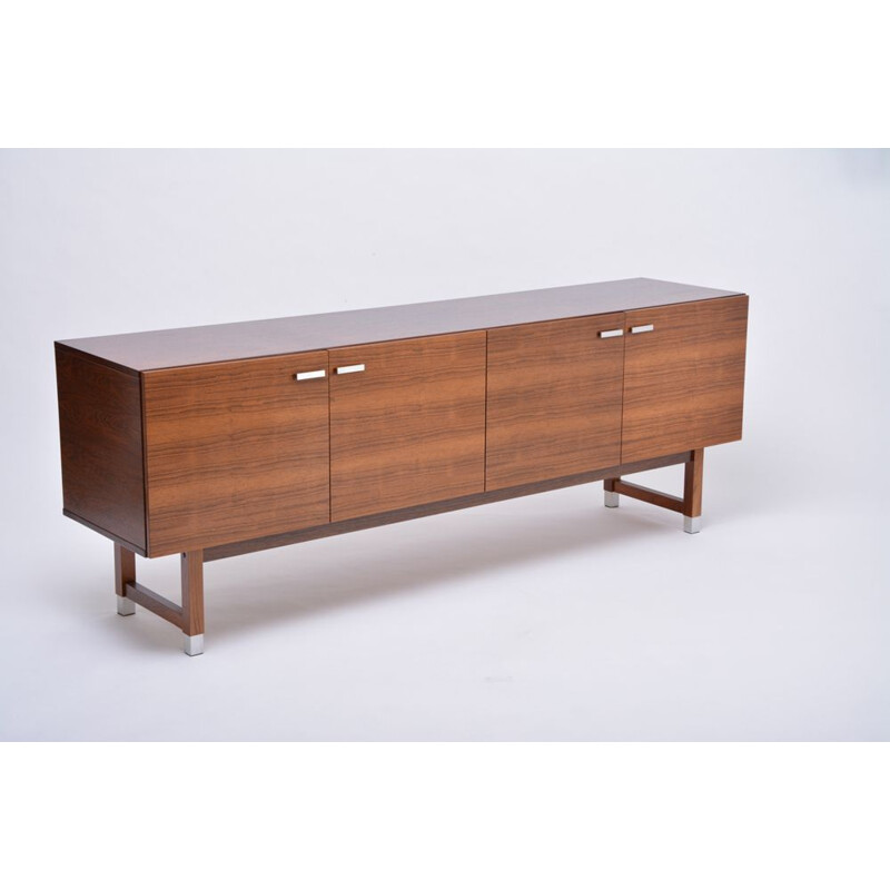 Vintage Danish low sideboard in rosewood