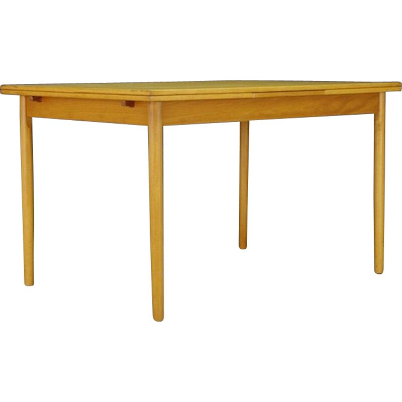 Table en frêne vintage design danois, 1960-1970