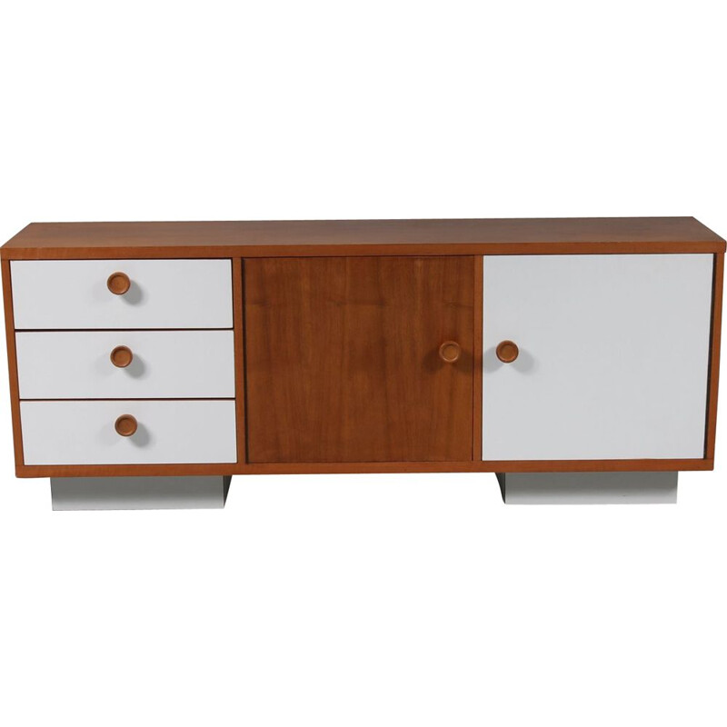 Vintage sideboard in teak manufactured in the Netherlands, 1960s