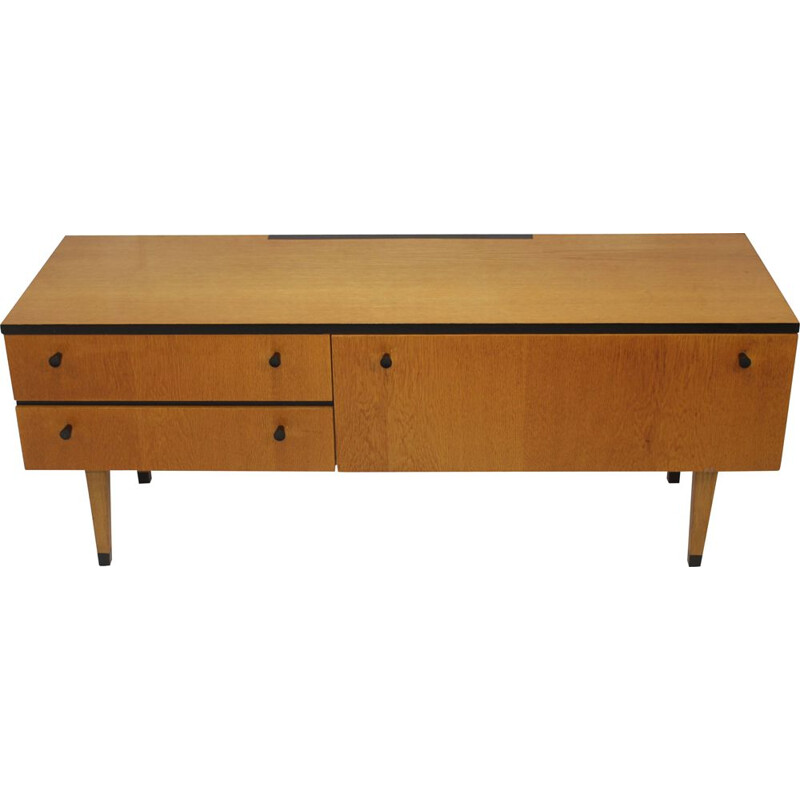 Enfilade vintage en bois verni bicolore, 1950