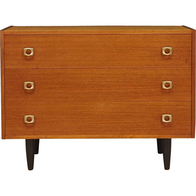 Vintage Danish chest of drawers in teak, 1960s 1970s