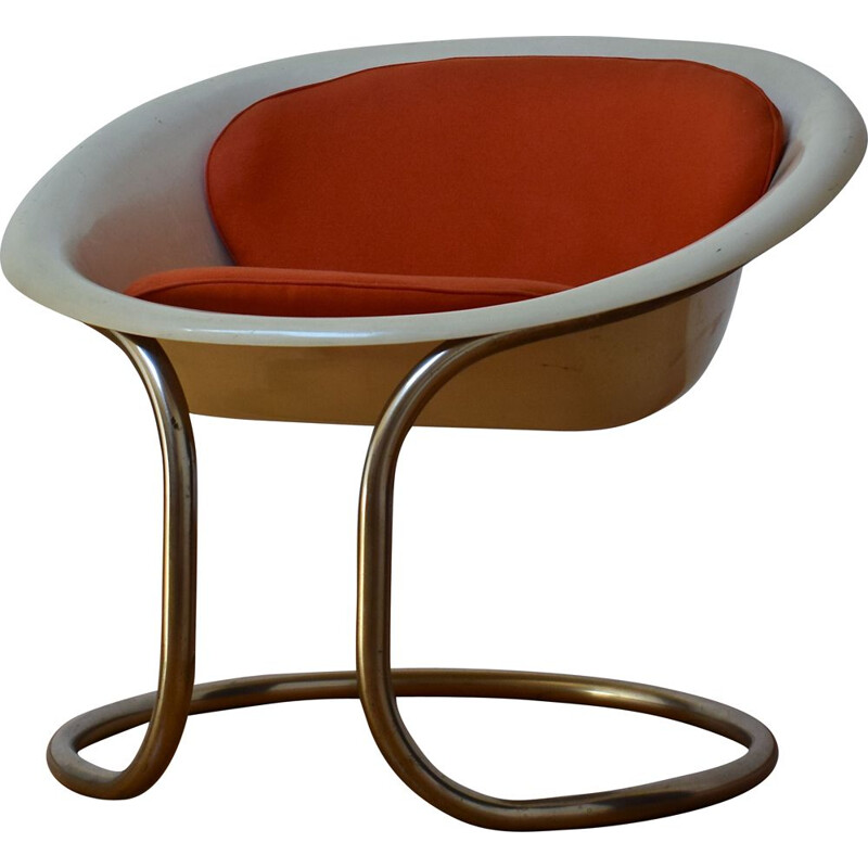 Fauteuil Mercurio vintage de Claude Courtecuisse pour Steiner, 1969