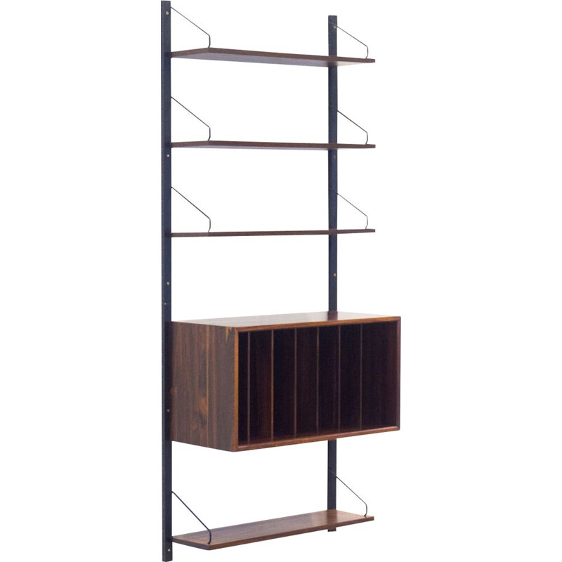 Vintage rosewood  wall unit by Poul Cadovius