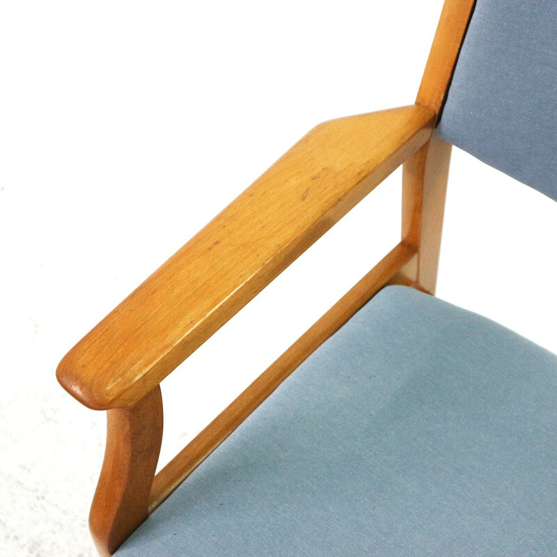 Vintage armchair in cherrywood, Germany, 1950s