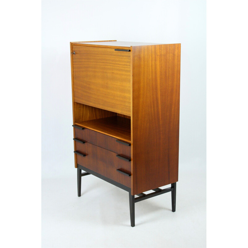 Vintage Secretary Desk by František Mezulaník for UP Bucovice, 1960s 