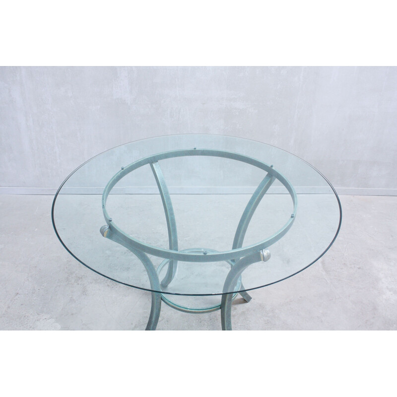 Vintage round dining table by Pierre Vandel, 1970s