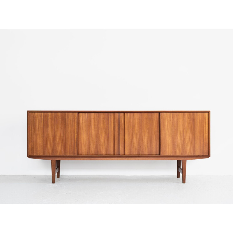 Danish vintage sideboard in teak by EW Bach for Sejling Skabe, 1960s