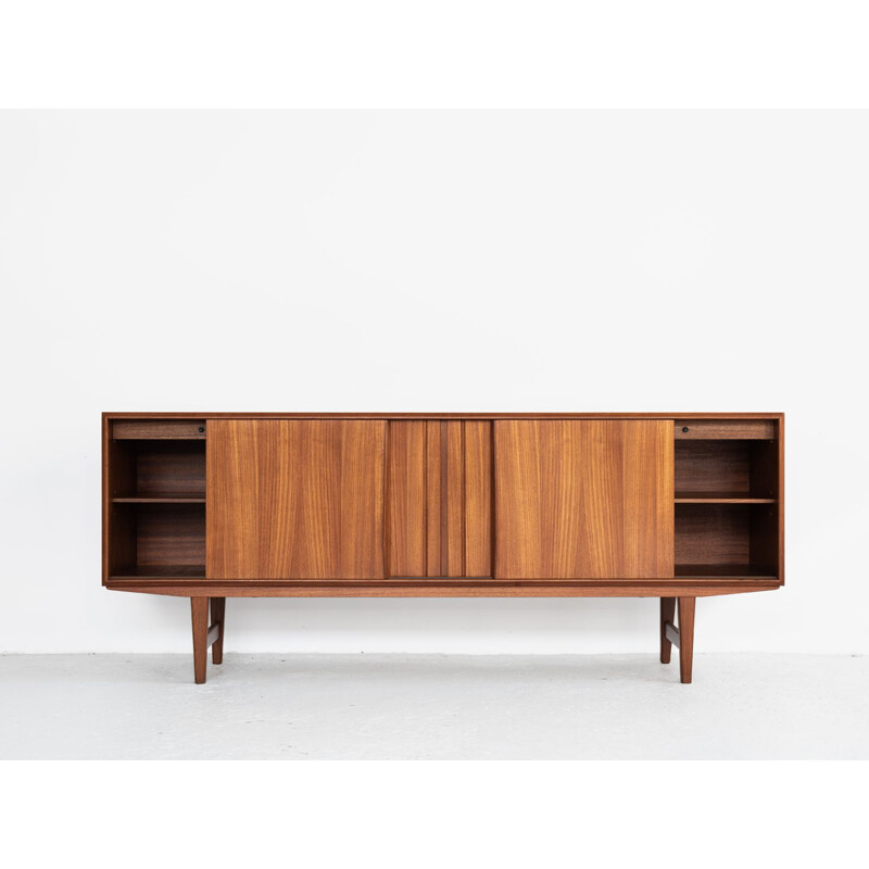 Danish vintage sideboard in teak by EW Bach for Sejling Skabe, 1960s