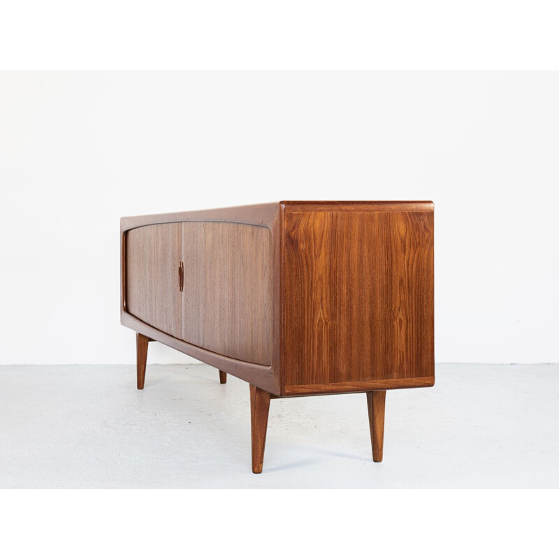 Large danish vintage sideboard in teak by HP Hansen for Skive, 1960s