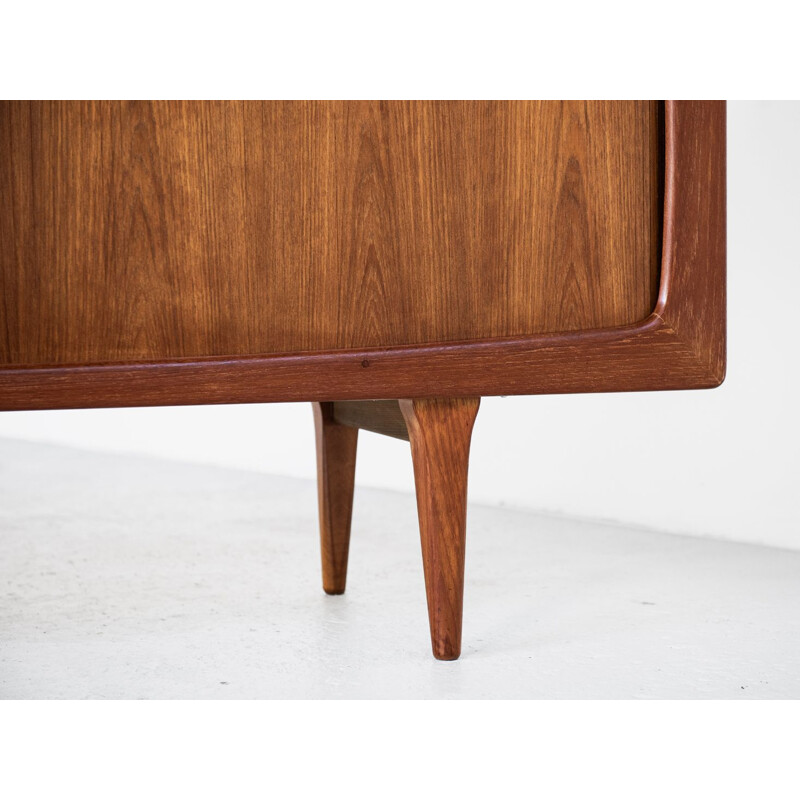 Large danish vintage sideboard in teak by HP Hansen for Skive, 1960s