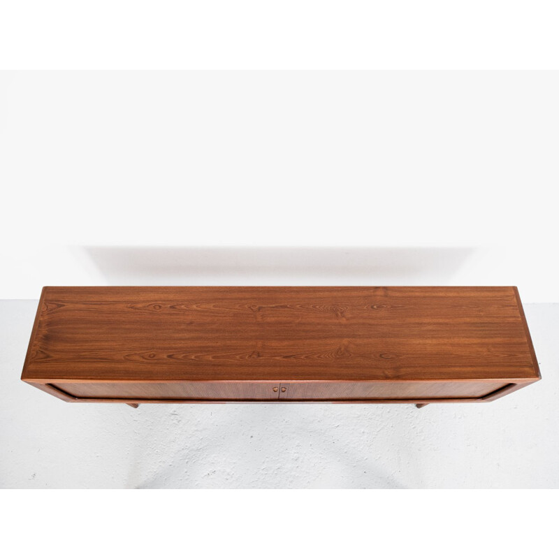 Large danish vintage sideboard in teak by HP Hansen for Skive, 1960s