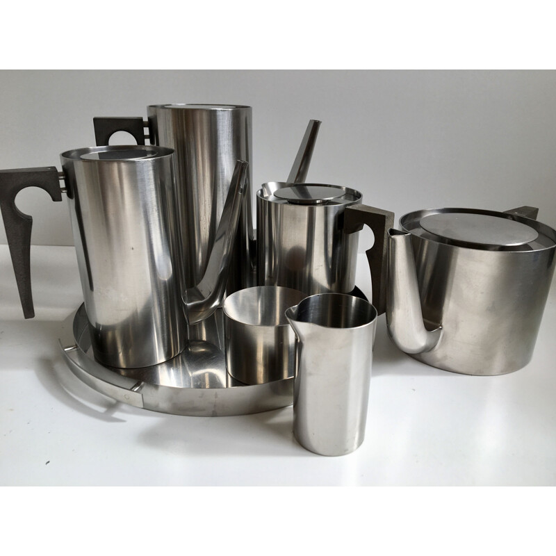 Vintage tea and coffee set by Arne Jacobsen for Stelton, 1960